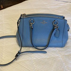 Pale Blue Coach Crossbody purse